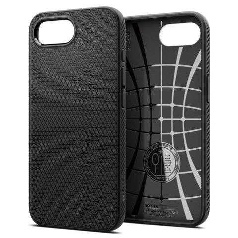 Etui ochronne na iPhone 16e Spigen Liquid Air - czarny mat