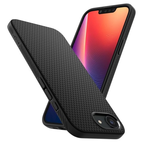 Etui ochronne na iPhone 16e Spigen Liquid Air - czarny mat