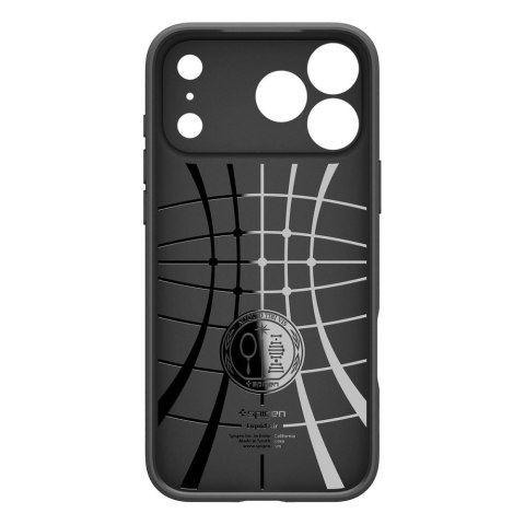 Etui pokrowiec ochronny Liquid Air na iPhone 17 Pro Max - czarny mat