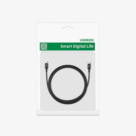 Kabel przewód USB-C do USB-C 480Mb/s 5A 2m czarny