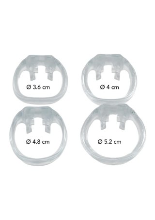 Pas cnoty Clear Control przezroczysty Hidden Desire 10 cm