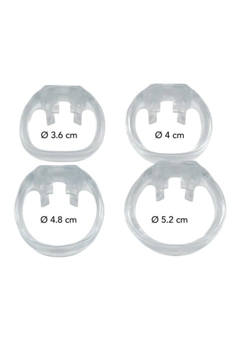 Pas cnoty Clear Control przezroczysty Hidden Desire 10 cm