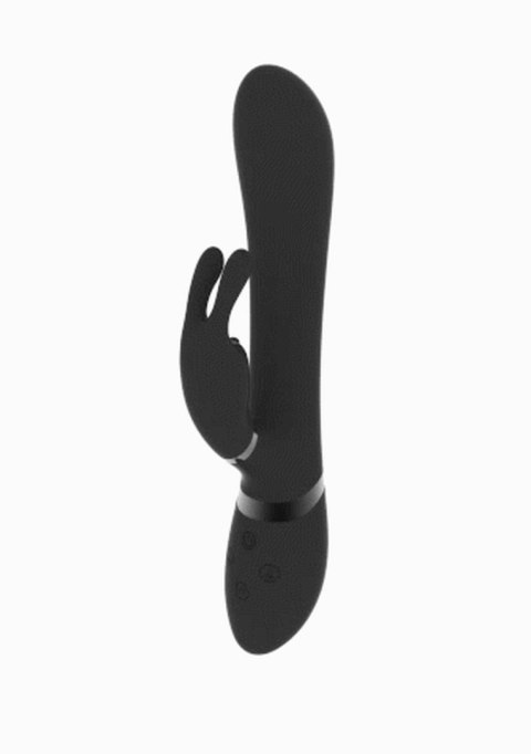 Wibrator króliczek silikonowy Vive Chou czarny USB