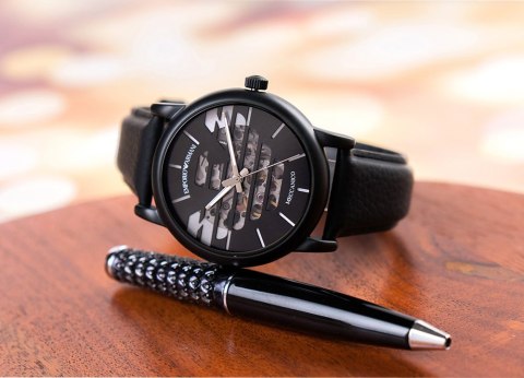 Emporio Armani ZEGAREK MĘSKI EMPORIO ARMANI LUIGI AUTOMATIC AR60032 + BOX (zi062a)