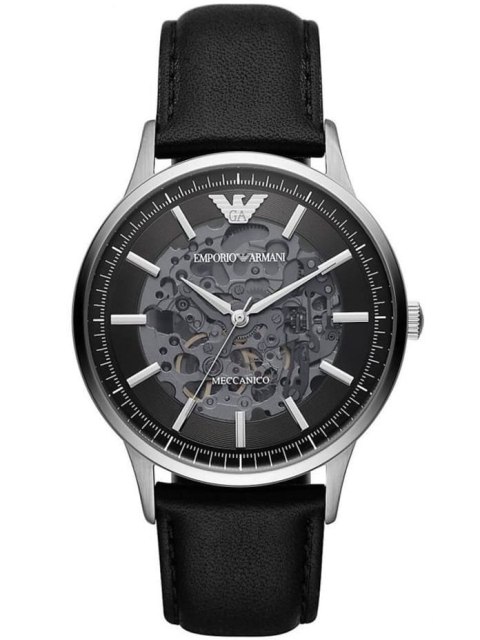 Emporio Armani Zegarek męski EMPORIO ARMANI SKELETON AUTOMATIC AR60038 (zi055a)