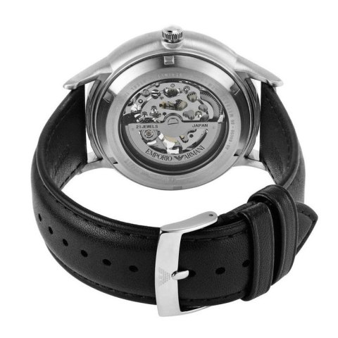 Emporio Armani Zegarek męski EMPORIO ARMANI SKELETON AUTOMATIC AR60038 (zi055a)