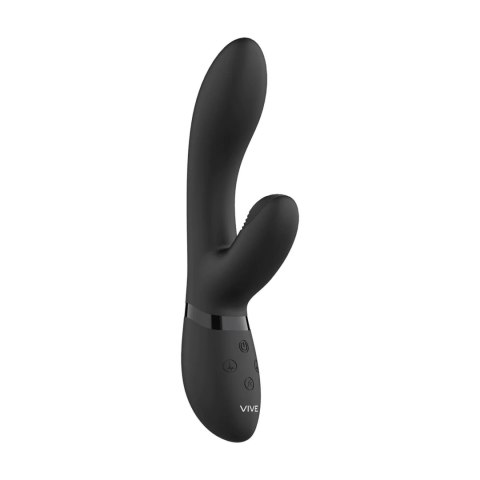 Wibrator króliczek pulsacyjny Vive Kyra czarny USB 21 cm