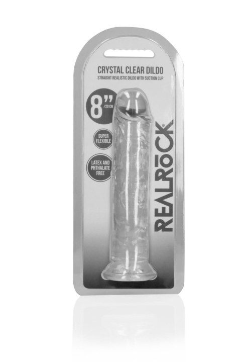 Dildo realistyczne RealRock z przyssawką 20 cm