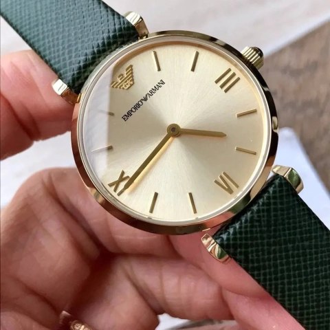 Emporio Armani ZEGAREK DAMSKI EMPORIO ARMANI Retro AR1726 + BOX