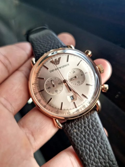 Emporio Armani ZEGAREK MĘSKI EMPORIO ARMANI AR11106 - AVIATOR (zi019c)