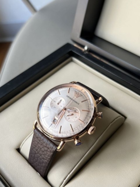 Emporio Armani ZEGAREK MĘSKI EMPORIO ARMANI AR11106 - AVIATOR (zi019c)