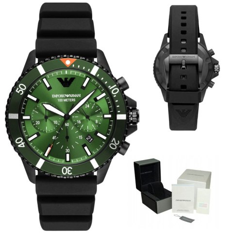 Emporio Armani ZEGAREK MĘSKI EMPORIO ARMANI AR11463 - DIVER (zi032a)