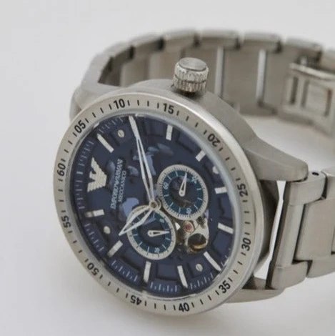 Emporio Armani ZEGAREK MĘSKI EMPORIO ARMANI AR60052 - MARIO MECCANICO - AUTOMAT (zi056a)