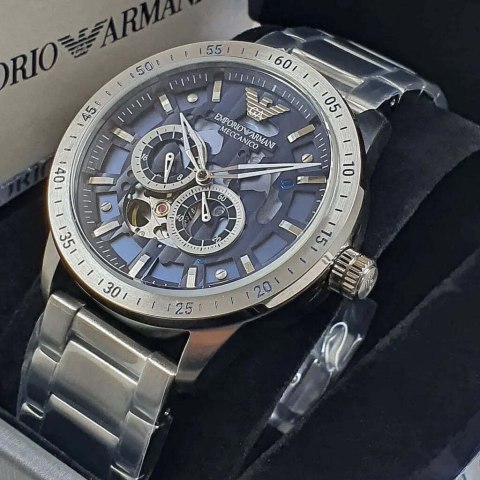Emporio Armani ZEGAREK MĘSKI EMPORIO ARMANI AR60052 - MARIO MECCANICO - AUTOMAT (zi056a)