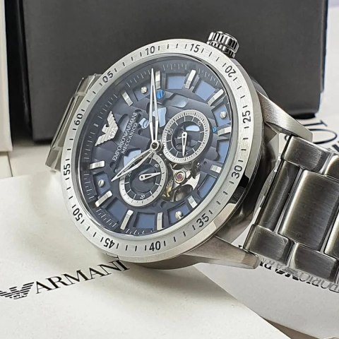 Emporio Armani ZEGAREK MĘSKI EMPORIO ARMANI AR60052 - MARIO MECCANICO - AUTOMAT (zi056a)