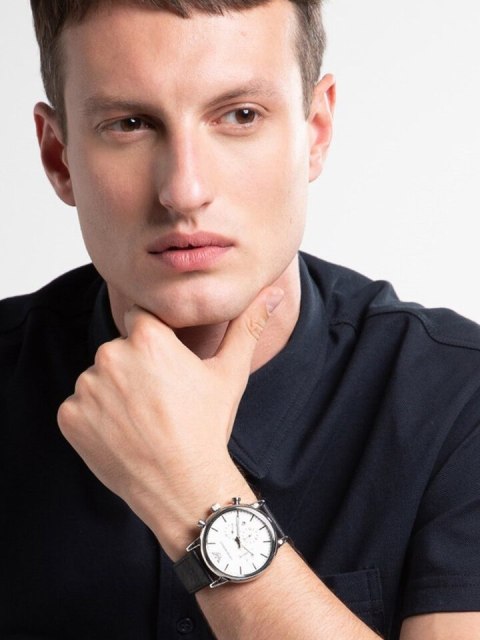 Emporio Armani ZEGAREK MĘSKI EMPORIO ARMANI LUIGI AR1807 + BOX (zi091a)