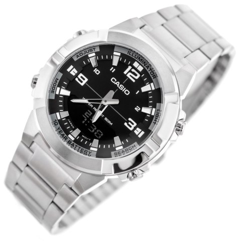 Casio ZEGAREK MĘSKI CASIO AMW-870D-1AVDF + BOX