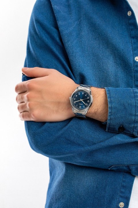 Casio ZEGAREK MĘSKI CASIO MTP-V005D-2B4 + BOX