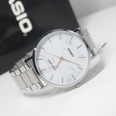 Casio ZEGAREK MĘSKI CASIO MTP-VT01DM-7A (zd123a) + BOX