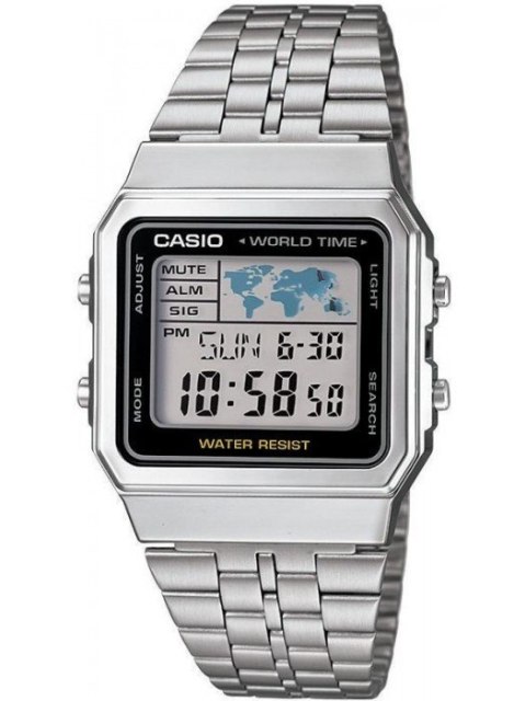 Casio ZEGAREK MĘSKI CASIO VINTAGE A500WA-1D (zd158e) + BOX