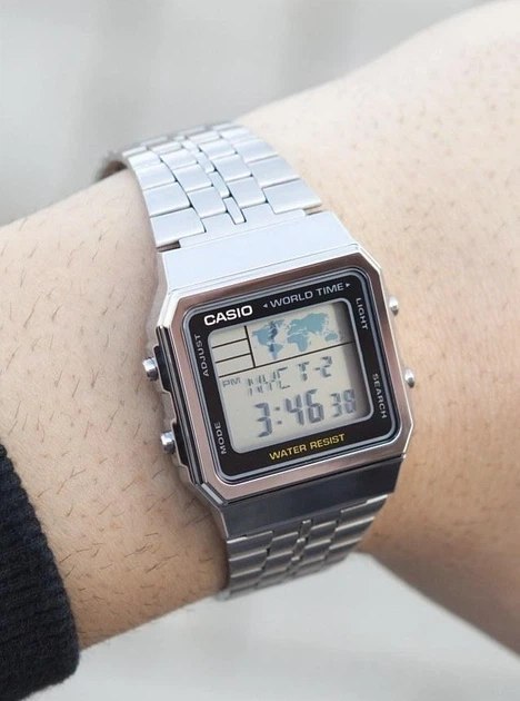 Casio ZEGAREK MĘSKI CASIO VINTAGE A500WA-1D (zd158e) + BOX