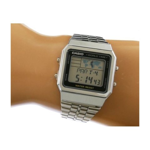 Casio ZEGAREK MĘSKI CASIO VINTAGE A500WA-1D (zd158e) + BOX