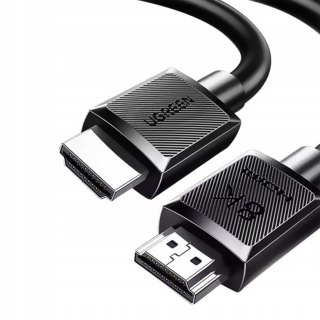 Kabel przewód HDMI do telewizorów monitorów projektorów 8K 60Hz 1m - czarny