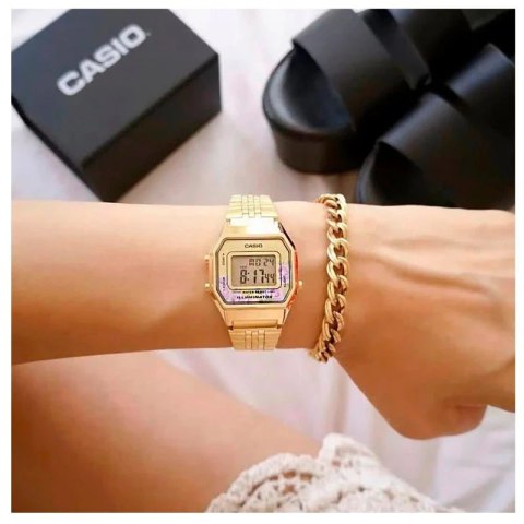 Casio ZEGAREK DAMSKI CASIO LA680WGA-4C (zd631d) + BOX