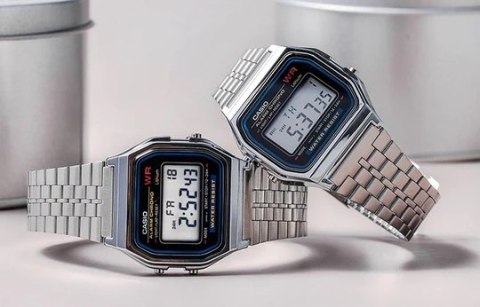 Casio ZEGAREK MĘSKI CASIO A159W-N1DF - KLASYKA (zd168a) + BOX