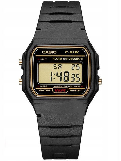 Casio ZEGAREK MĘSKI CASIO F-91WG-9QDF + BOX