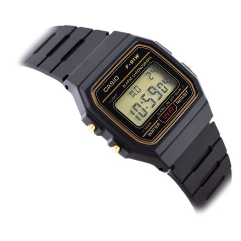 Casio ZEGAREK MĘSKI CASIO F-91WG-9QDF + BOX