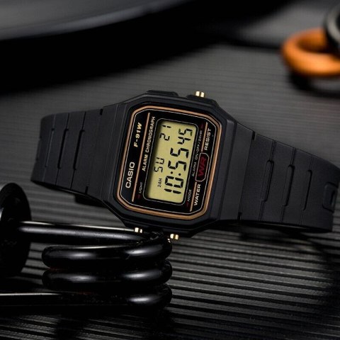 Casio ZEGAREK MĘSKI CASIO F-91WG-9QDF + BOX