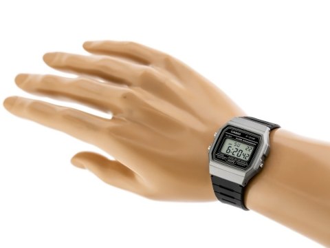 Casio ZEGAREK MĘSKI CASIO F-91WM-1BDF (zd102d) + BOX