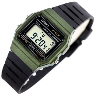 Casio ZEGAREK MĘSKI CASIO F-91WM-3AER (zd102f) + BOX
