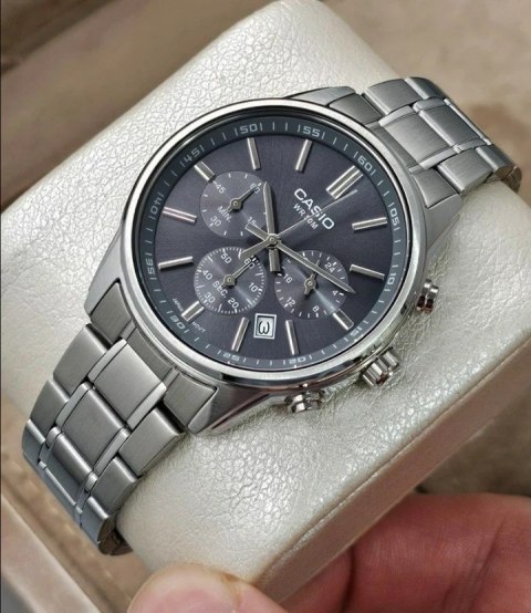 Casio ZEGAREK MĘSKI CASIO MTP-E515D-8AV (zd265c) + BOX