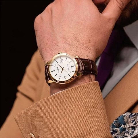 Casio ZEGAREK MĘSKI CASIO MTP-V004GL-7A (zd046b) + BOX