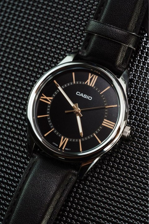 Casio ZEGAREK MĘSKI CASIO MTP-V005L-1B5 + BOX (zd225b)