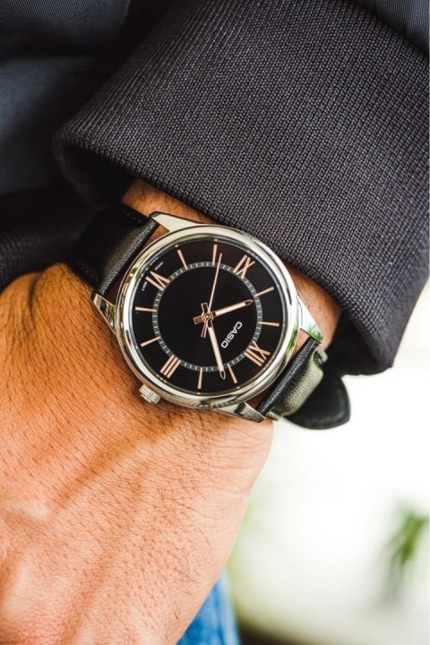 Casio ZEGAREK MĘSKI CASIO MTP-V005L-1B5 + BOX (zd225b)