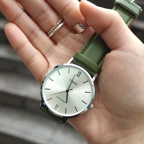 Casio ZEGAREK MĘSKI CASIO MTP-VT01L-3B + BOX