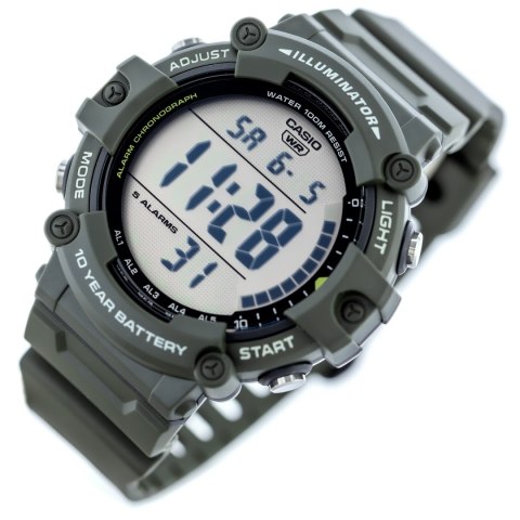 Casio ZEGAREK MĘSKI CASIO SPORT ILLUMINATOR AE-1500WHX-3A + BOX