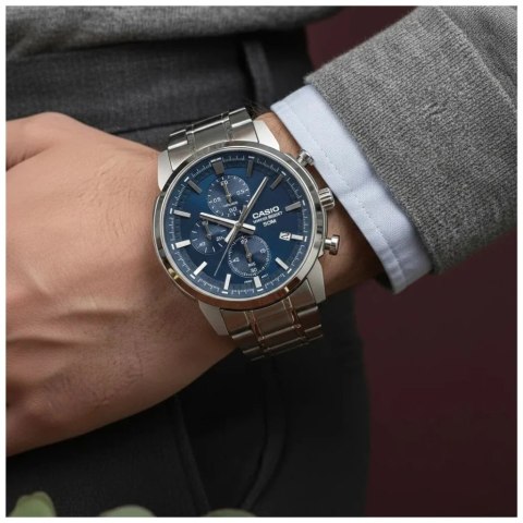 Casio Zegarek Męski Casio MTP-E510D-2A2 + BOX