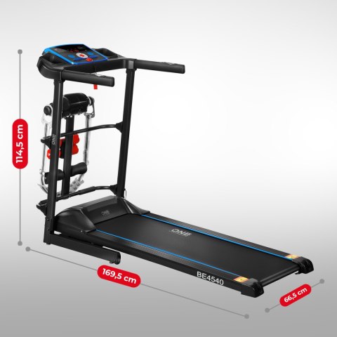 BE4540 BLACK BIEŻNIA ELEKTRYCZNA Z MASAŻEREM ONE FITNESS