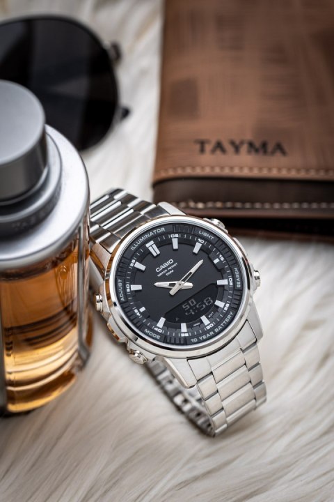 Casio ZEGAREK MĘSKI CASIO AMW-880D-1AVDF + BOX