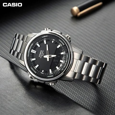 Casio ZEGAREK MĘSKI CASIO AMW-880D-1AVDF + BOX