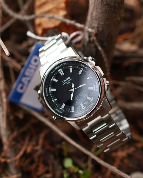Casio ZEGAREK MĘSKI CASIO AMW-880D-1AVDF + BOX