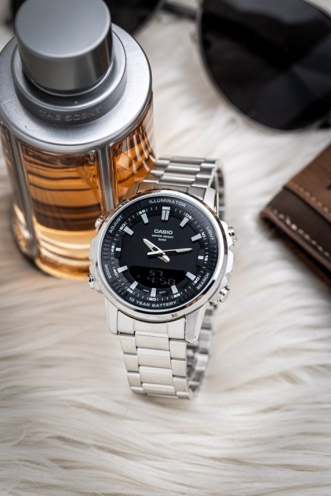 Casio ZEGAREK MĘSKI CASIO AMW-880D-1AVDF + BOX