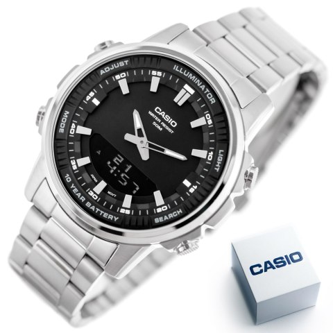 Casio ZEGAREK MĘSKI CASIO AMW-880D-1AVDF + BOX
