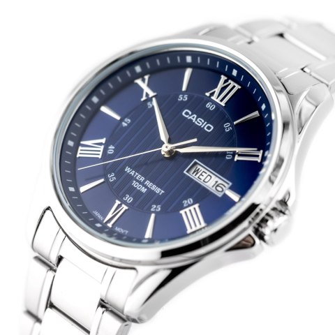 Casio ZEGAREK MĘSKI CASIO MTP-1384D-2A + BOX