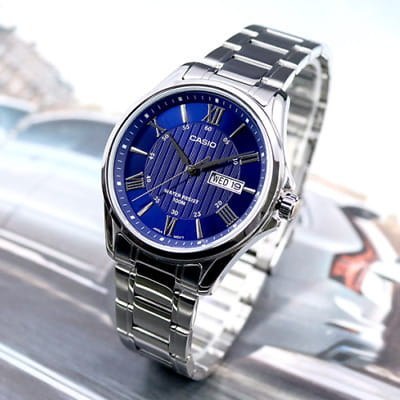 Casio ZEGAREK MĘSKI CASIO MTP-1384D-2A + BOX