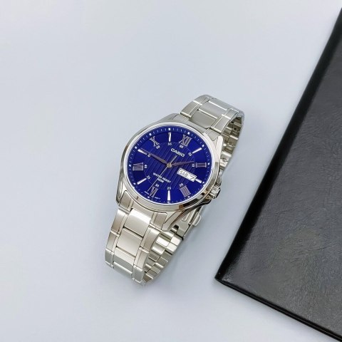 Casio ZEGAREK MĘSKI CASIO MTP-1384D-2A + BOX